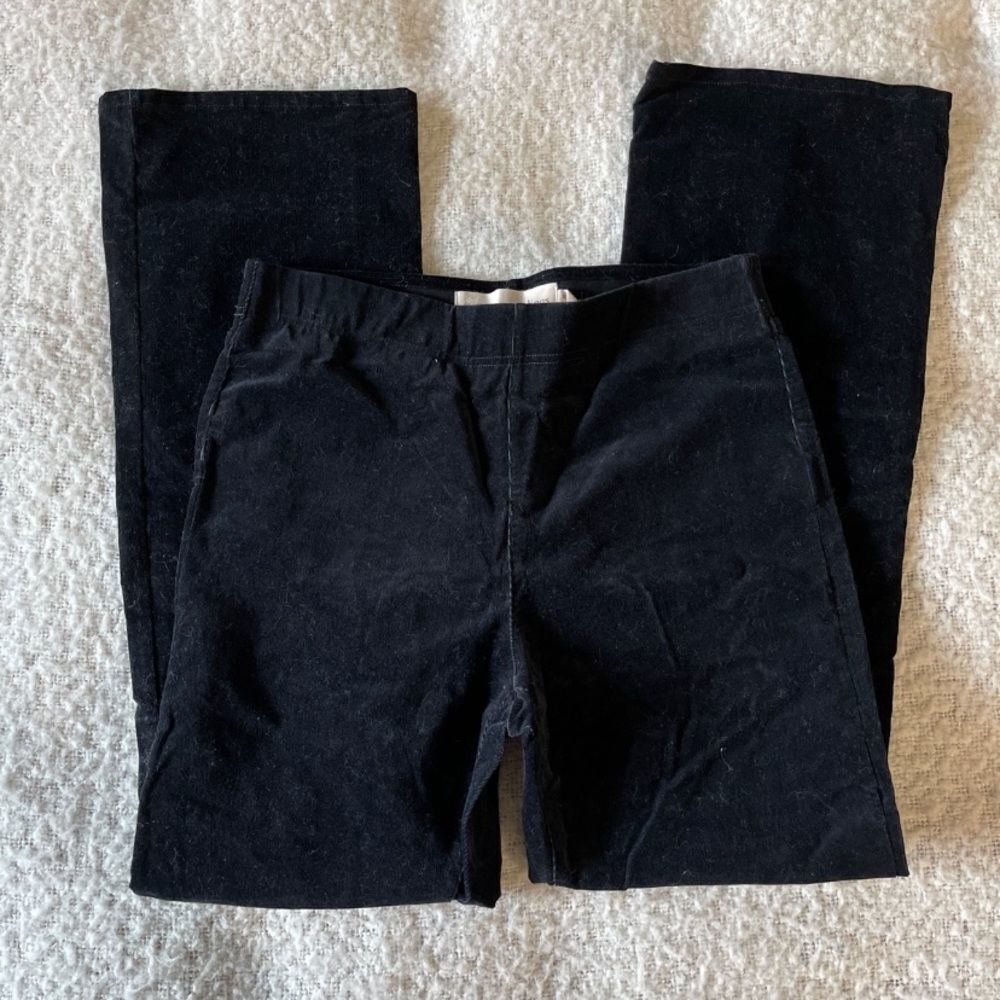Soft‎ surroundings pull on velvet pants M